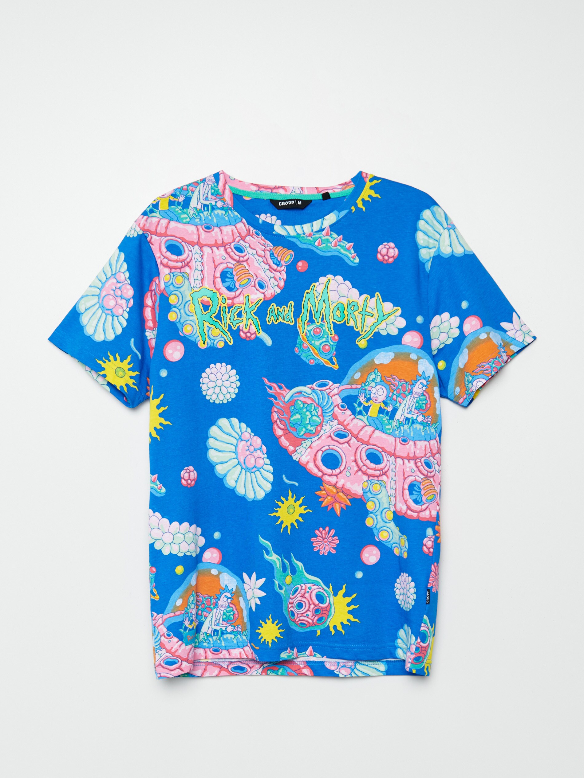 Tričko s potlačou Rick and Morty