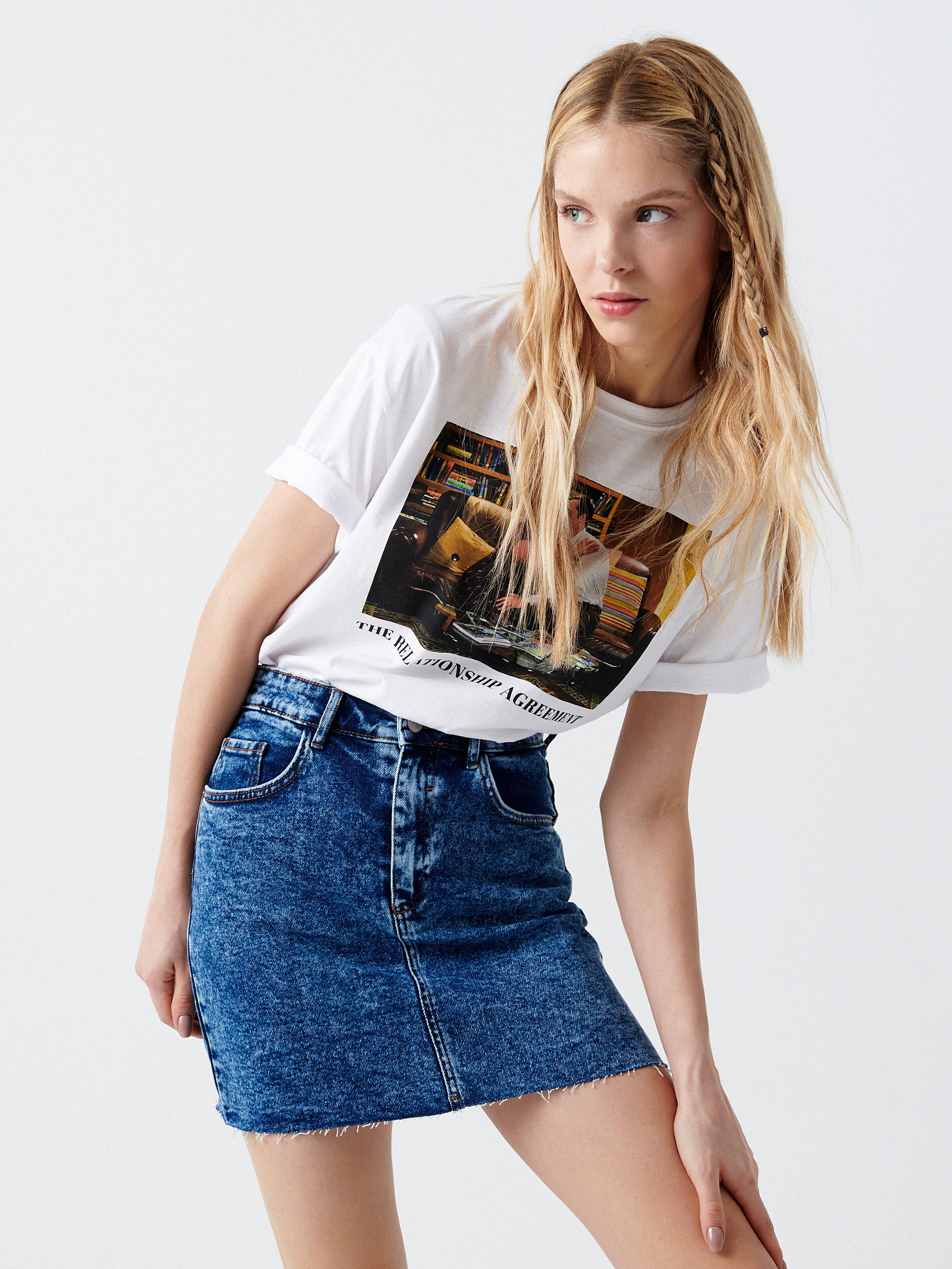 Oversize tričko s potlačou The Big Bang Theory