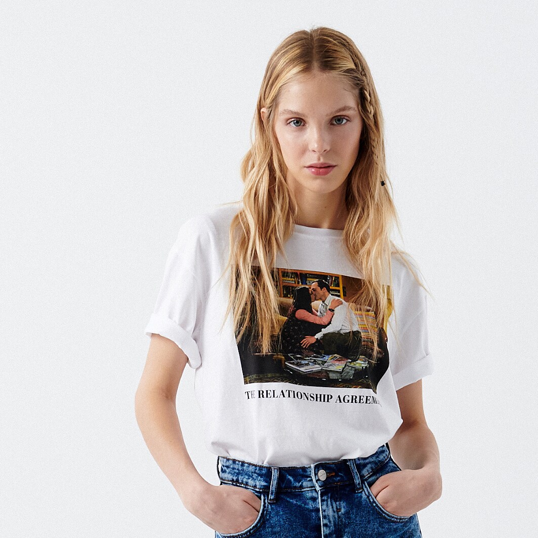 Oversize tričko s potlačou The Big Bang Theory