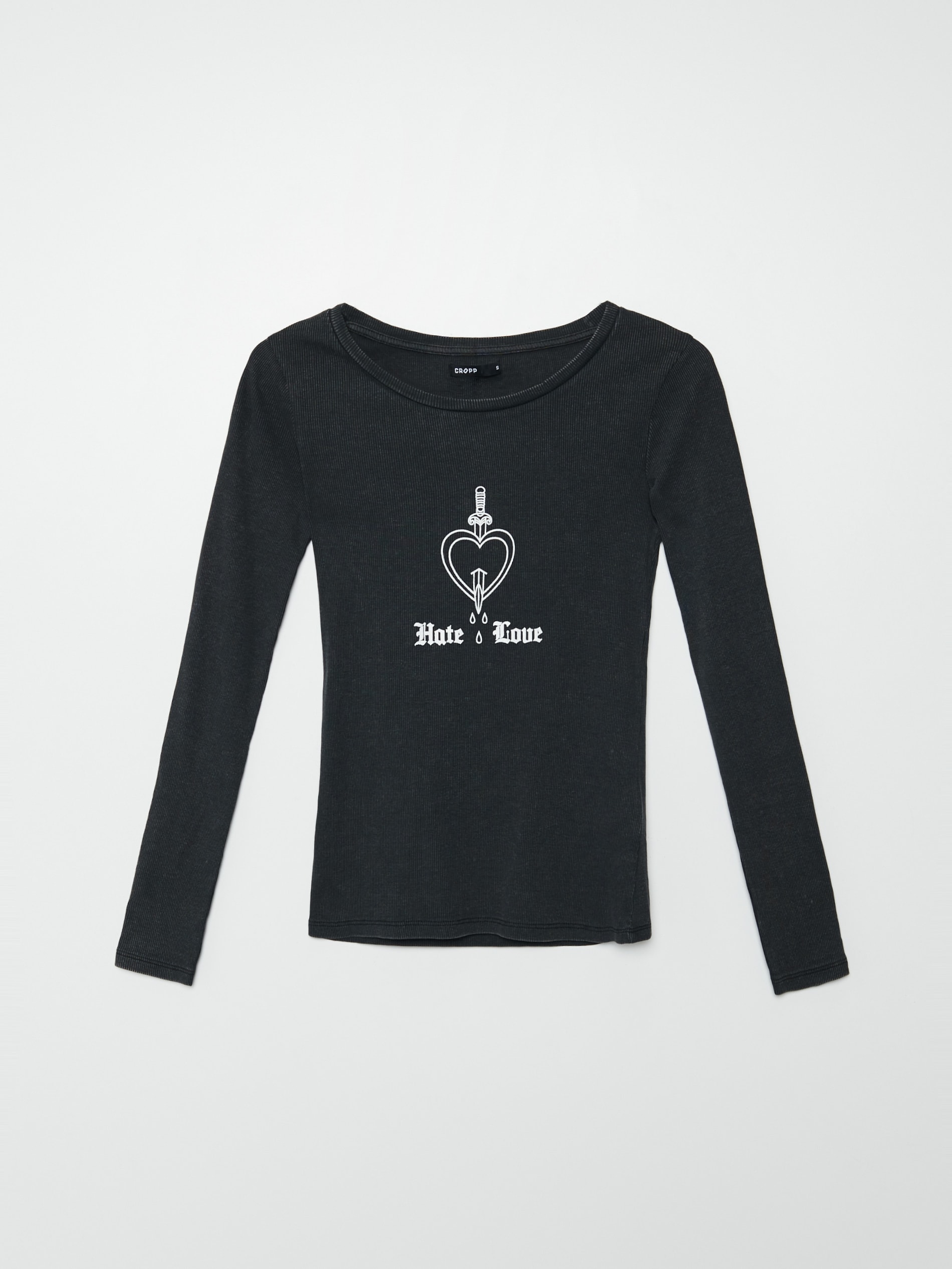 Tričko s vypraným efektom