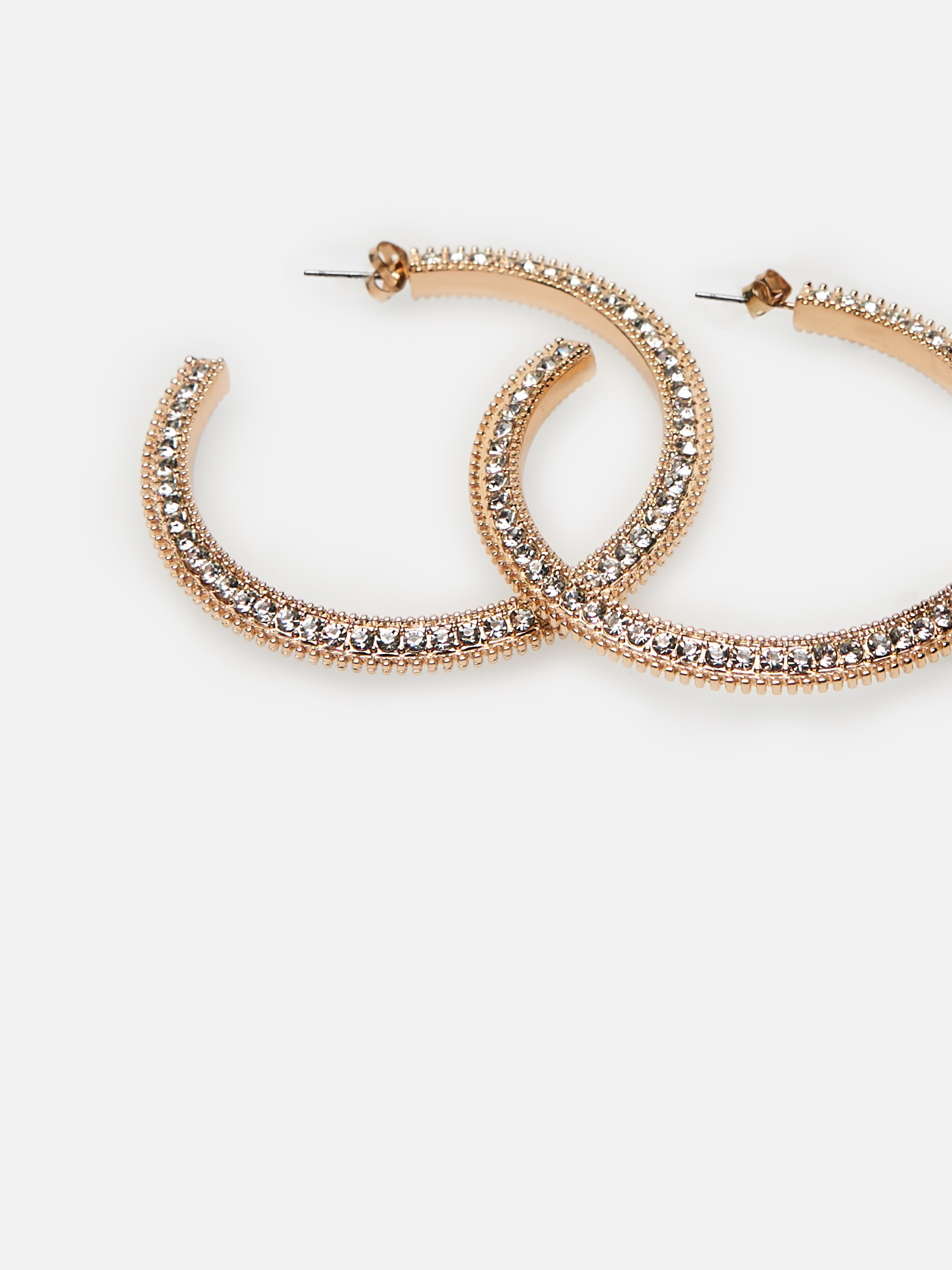 Lesklé kruhové náušnice