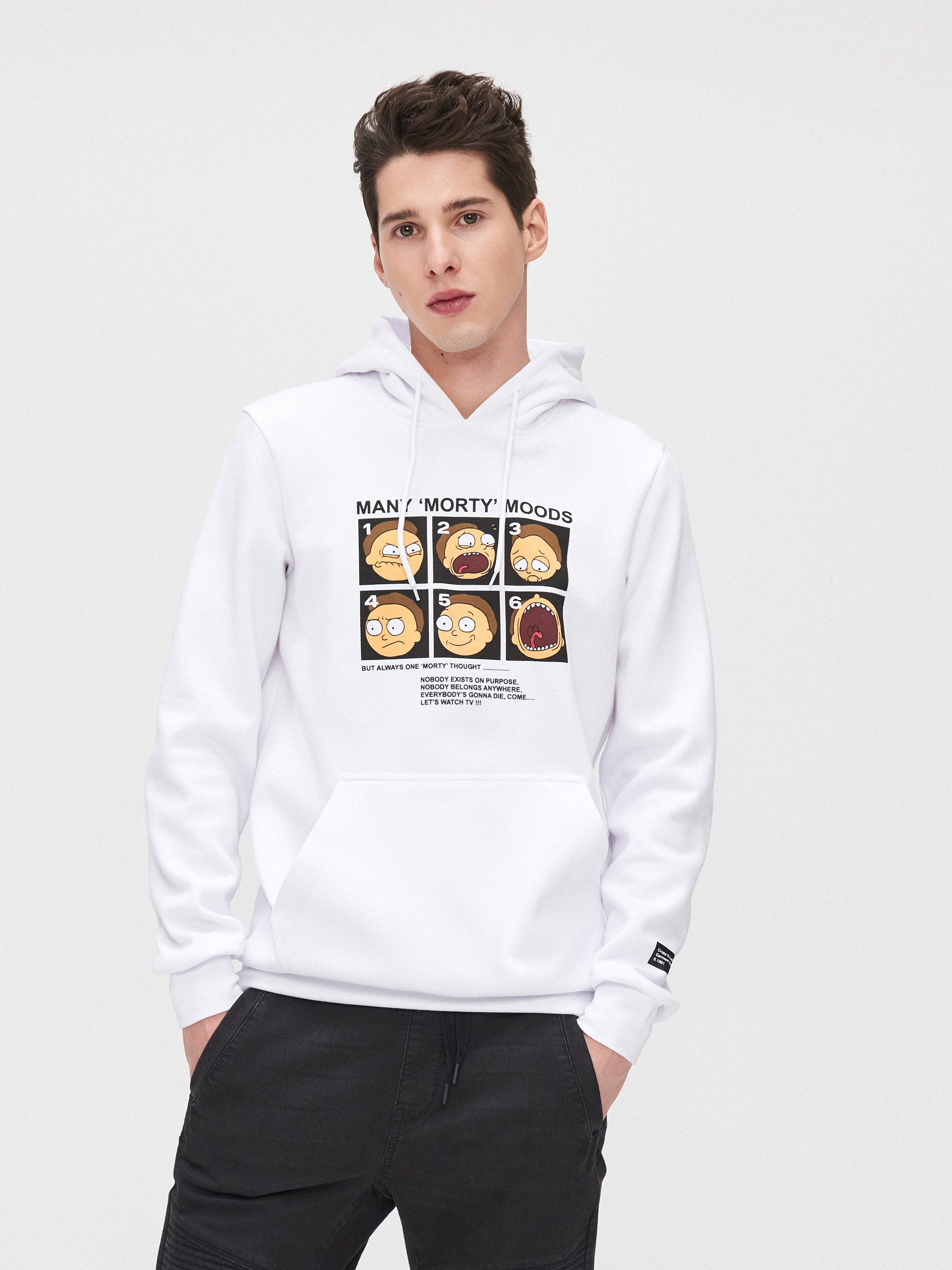 Mikina s kapucňou Rick&Morty