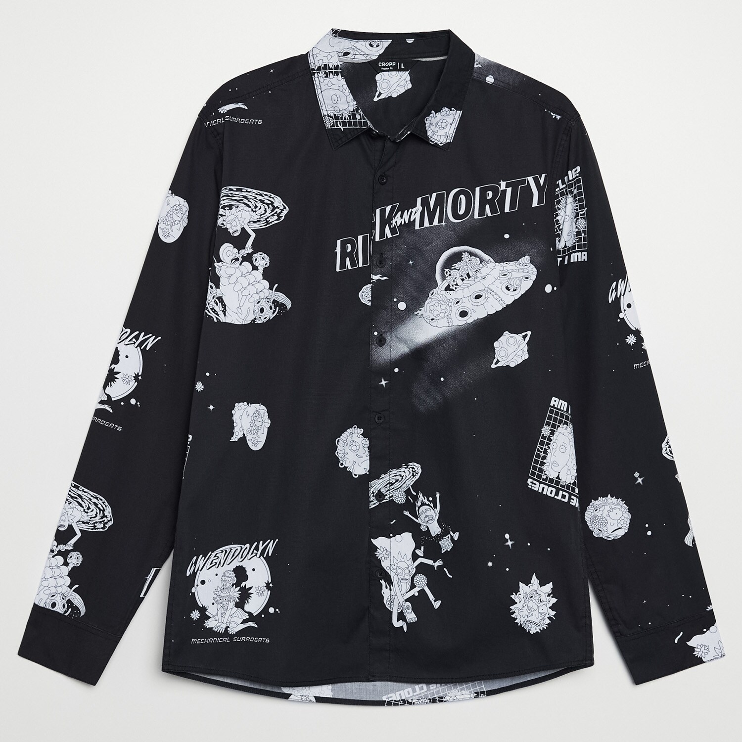 Košeľa s potlačou Rick&Morty