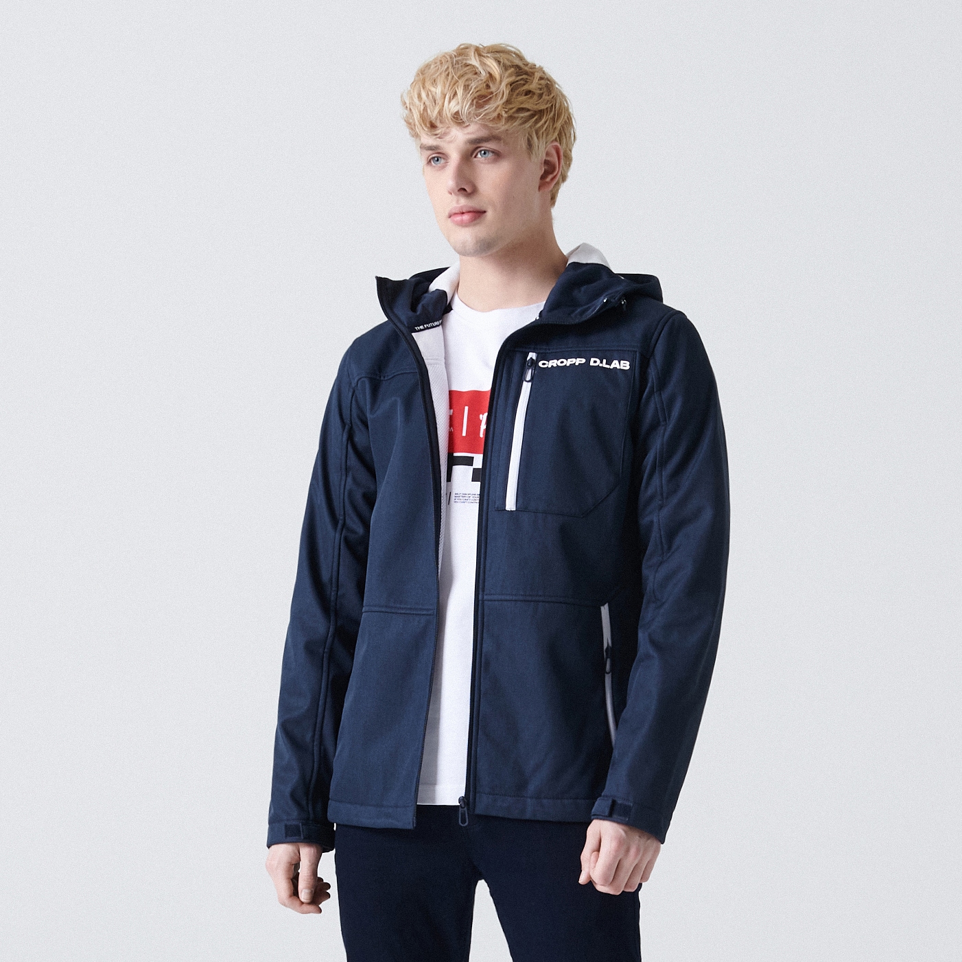 Softshellová mikina s kapucňou