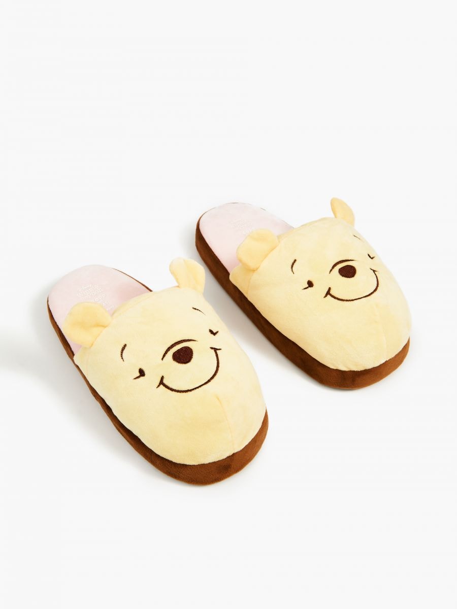 ladies yellow slippers