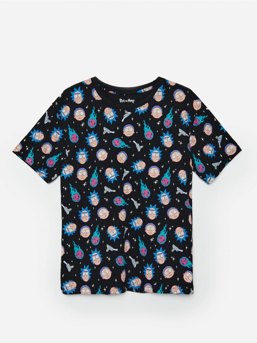 rick and morty t shirt cropp