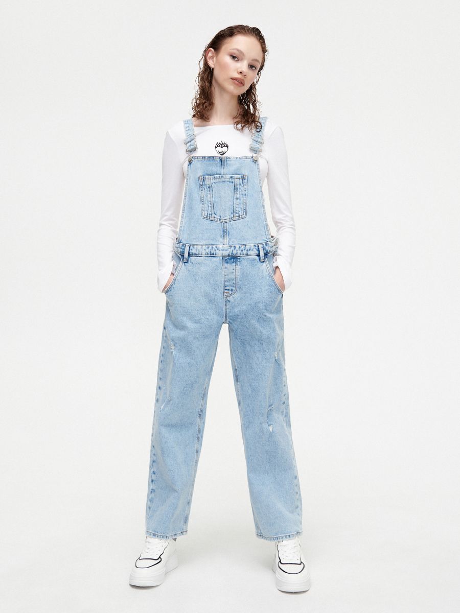 Ladies` dungarees, CROPP, 1177K-50J