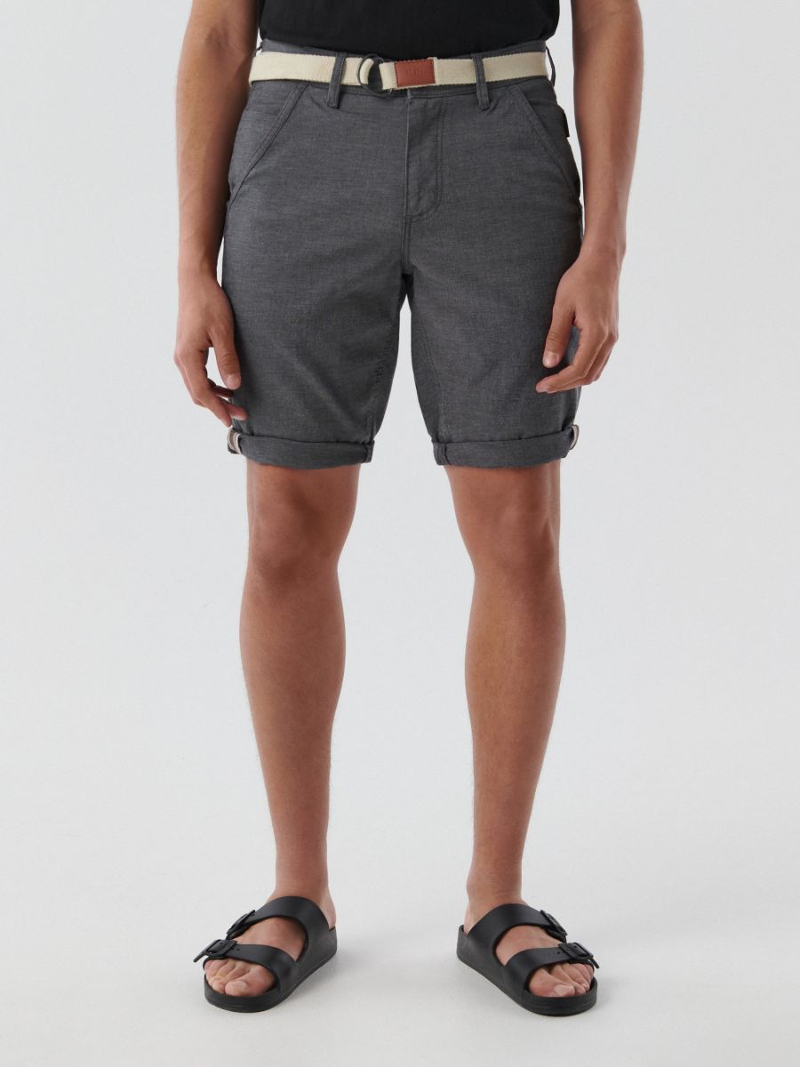 Men`s shorts \u0026 belt, CROPP, 2586K-90X