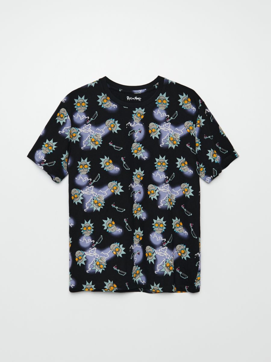 rick and morty t shirt cropp