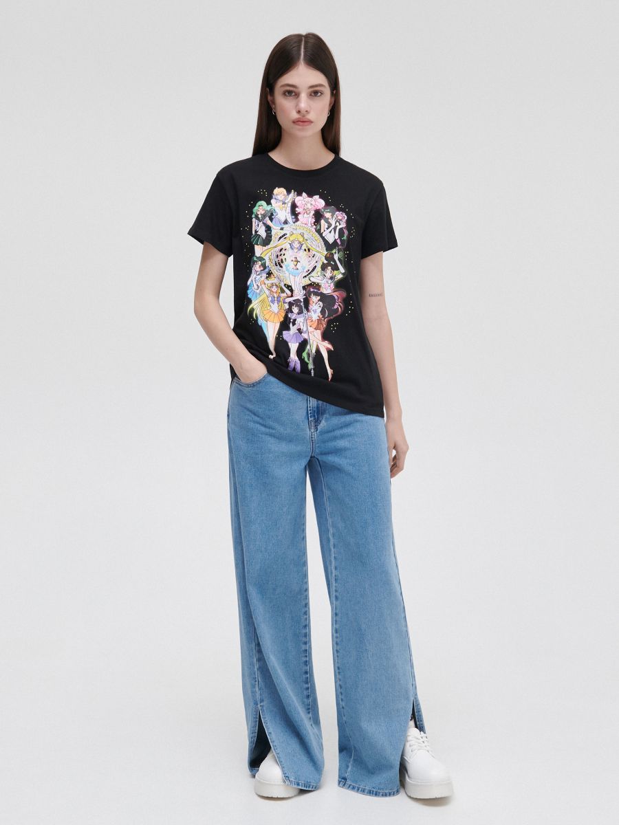 Ladies` t-shirt, CROPP, 9283G-99X