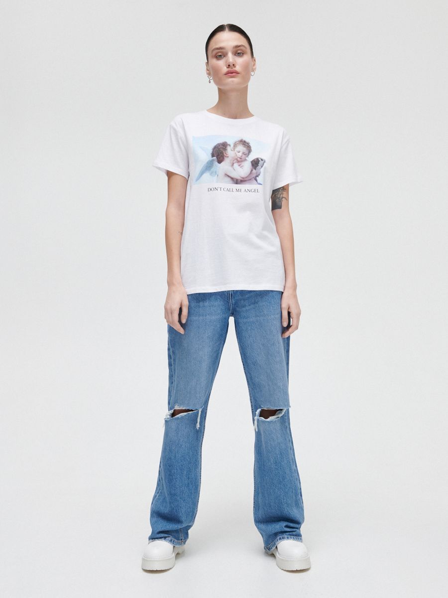 Ladies` t-shirt, CROPP, 9566G-00X