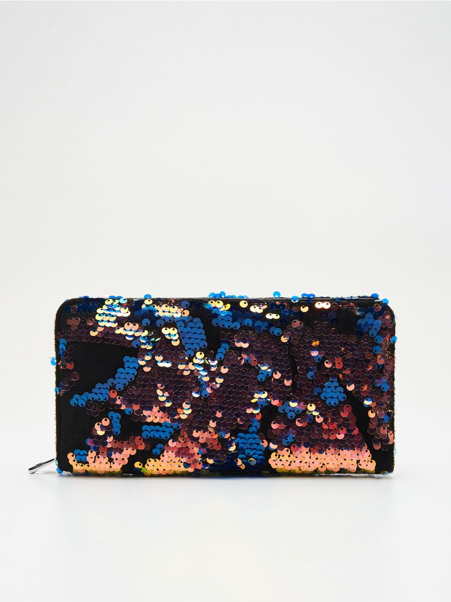sequin wallet