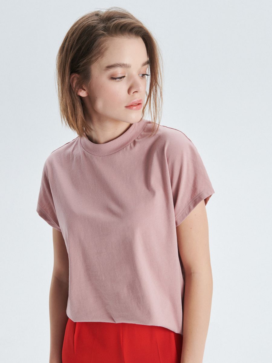 Plain T-shirt, CROPP, VU586-39X