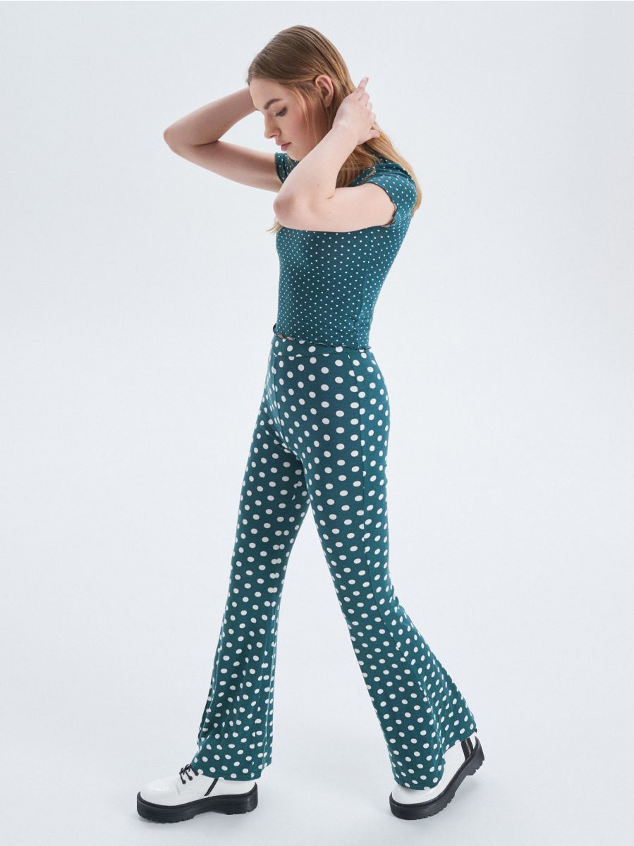 polka dot bell bottoms