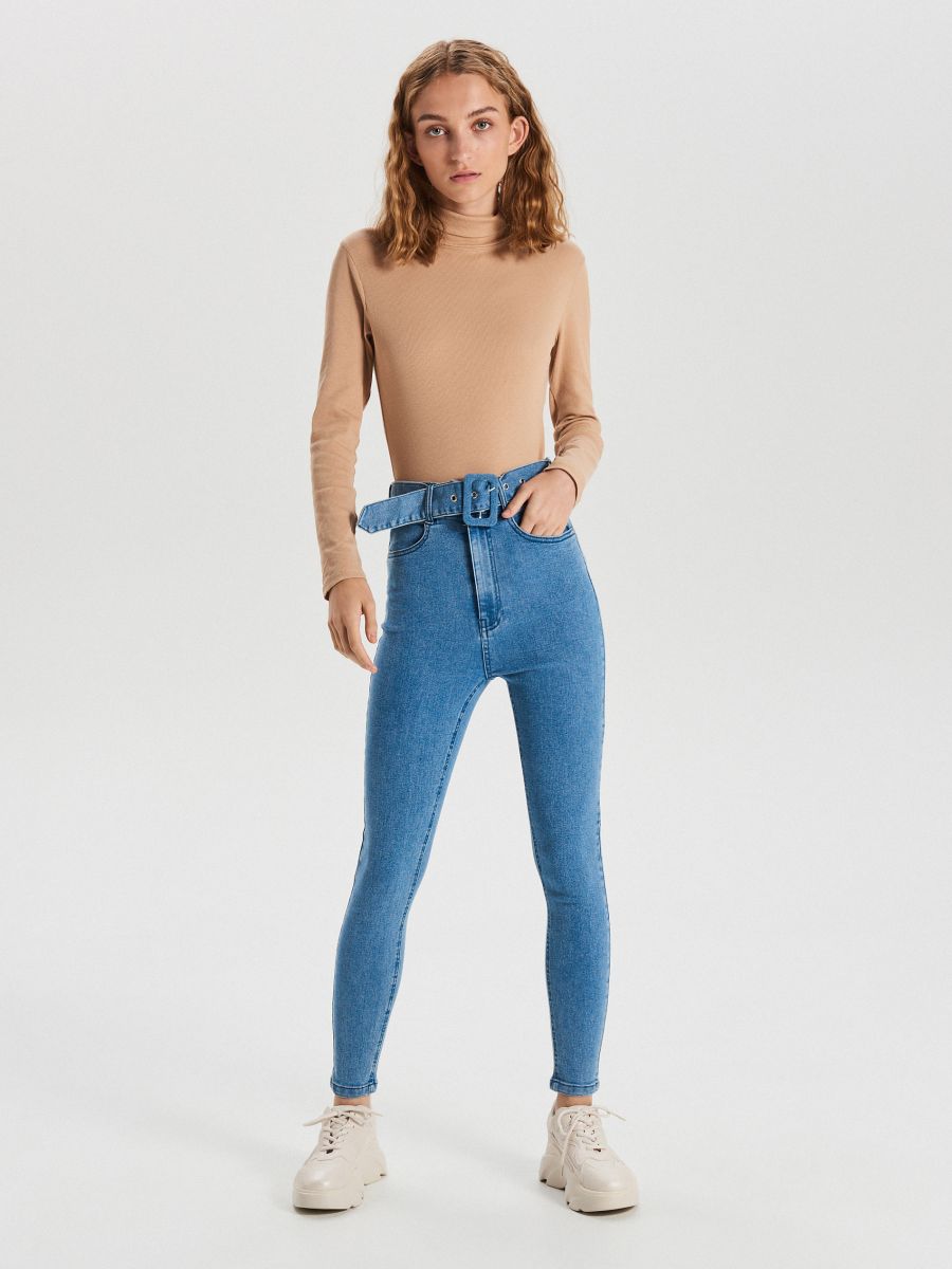 tie waist jeans