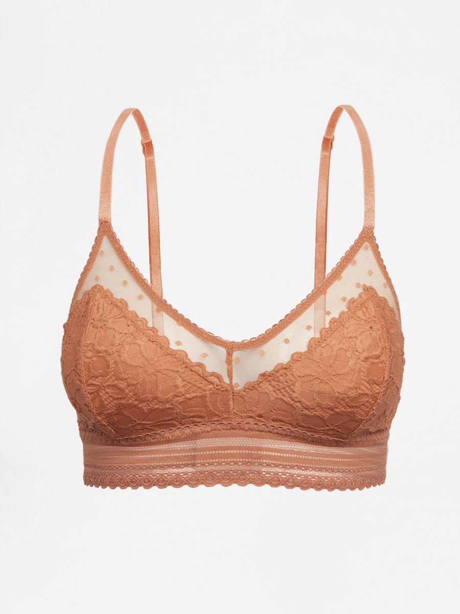 dusty rose bralette