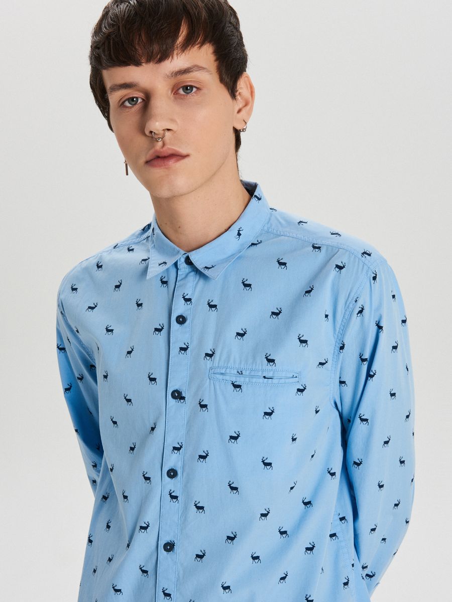 Christmas all over shirt, CROPP, XK013-50X