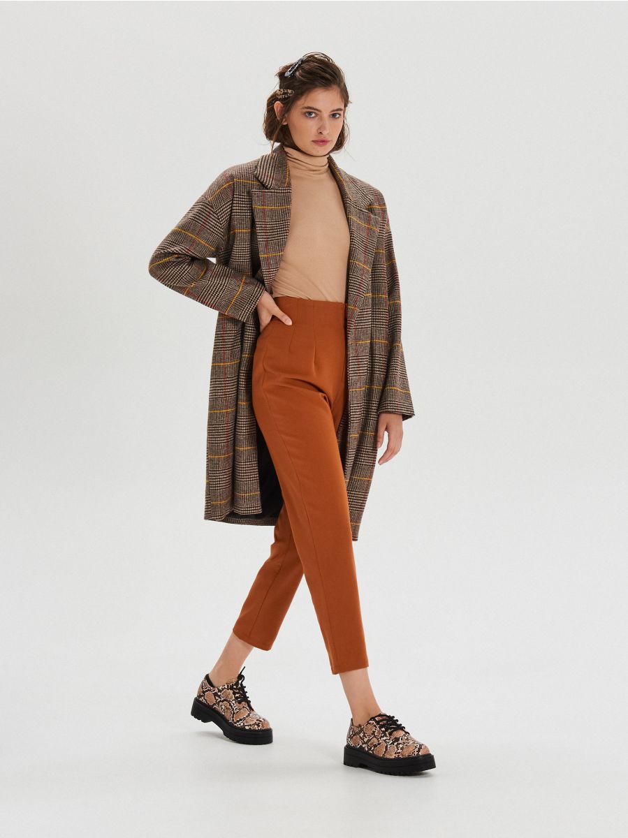High waist twill trousers, CROPP, XK974-88X