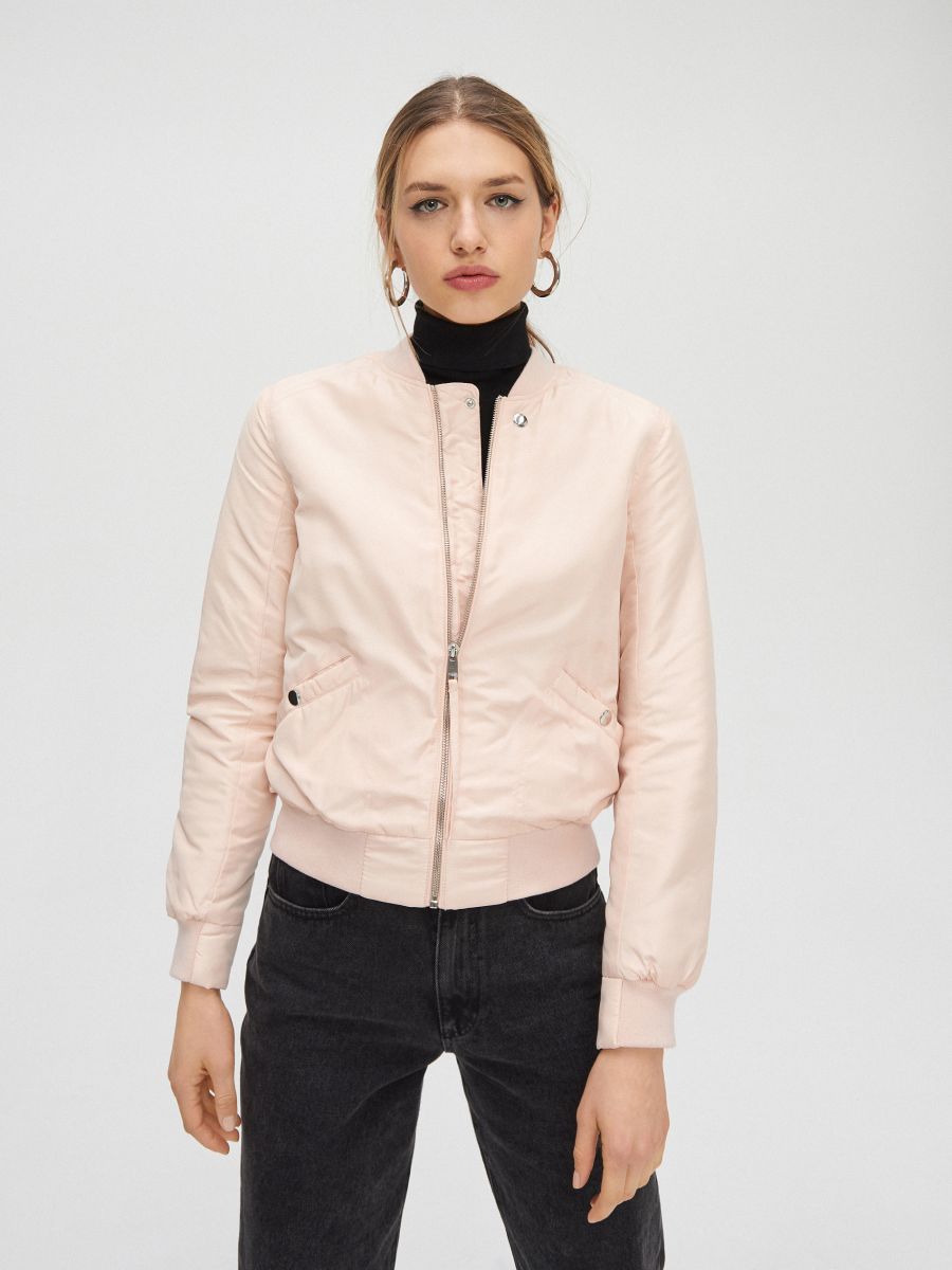 plain leather jacket womens