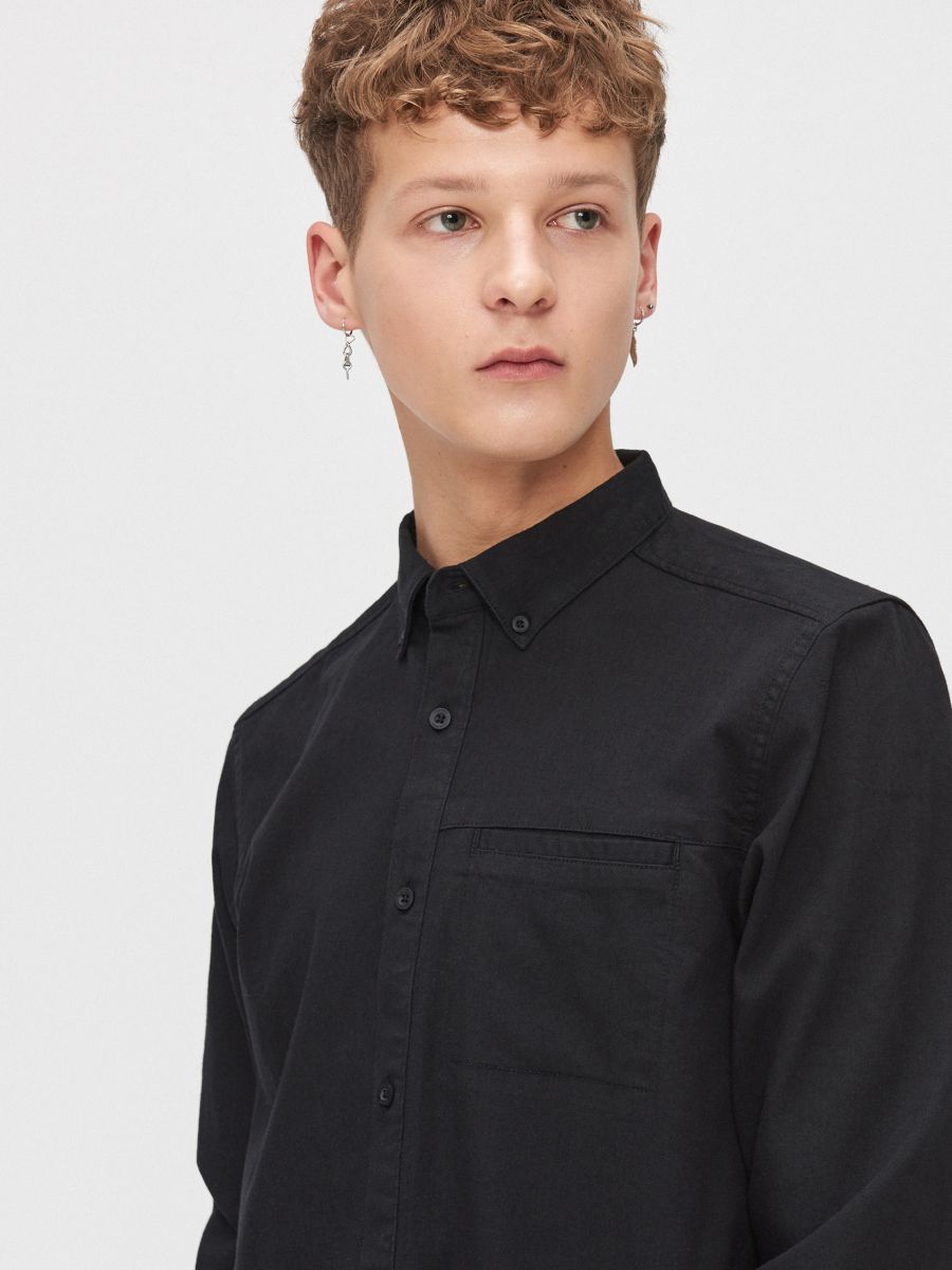 plain shirt with pocket