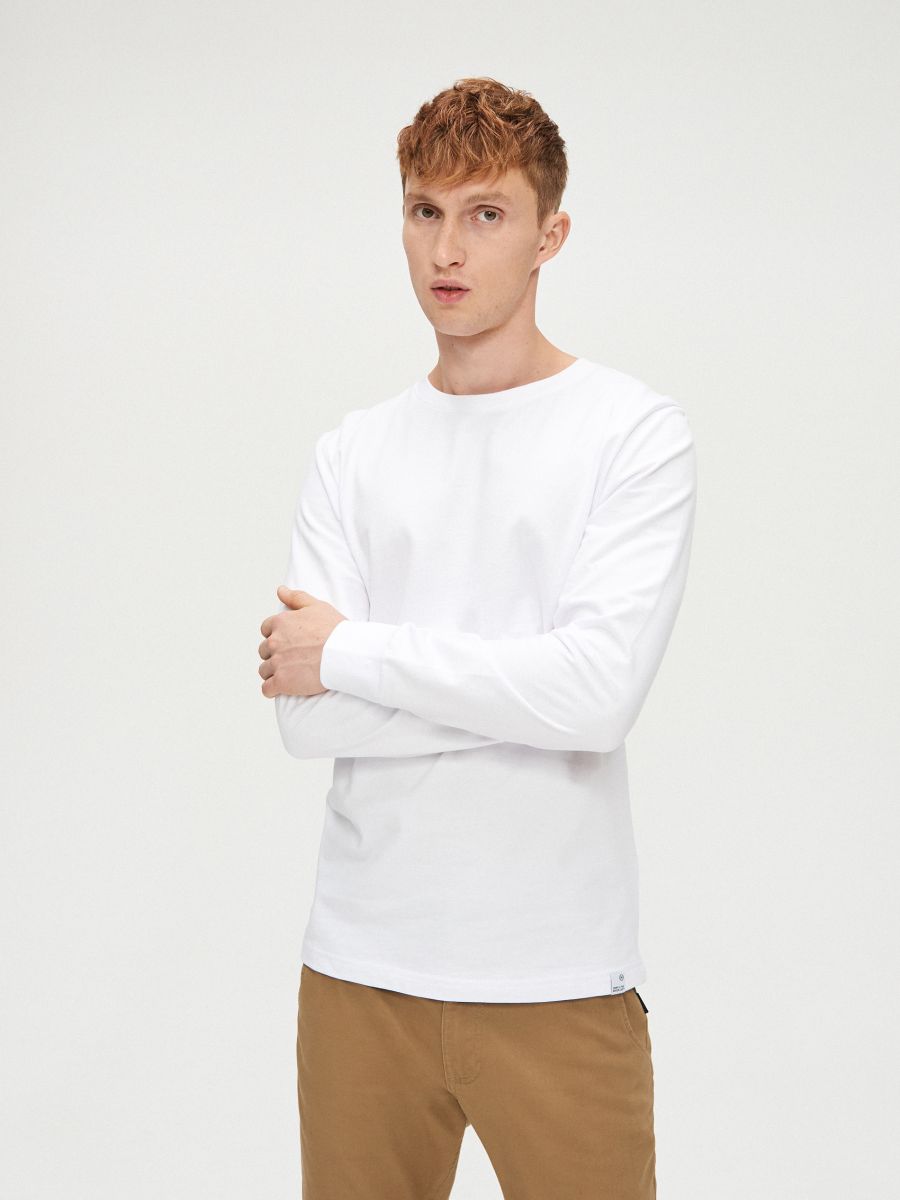 Basic long sleeve T-shirt, CROPP, XW468-00X