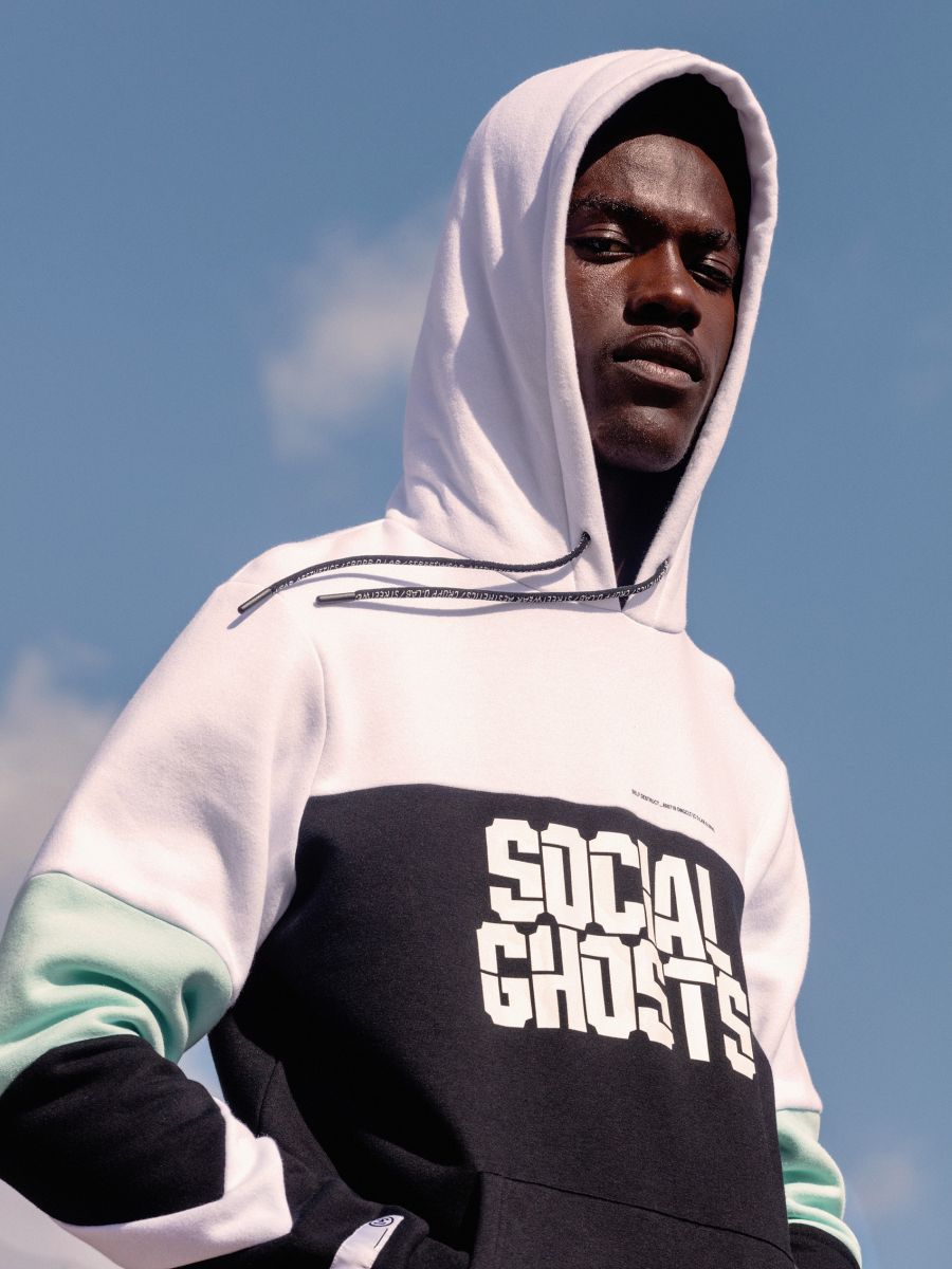 coloured sweatshirts