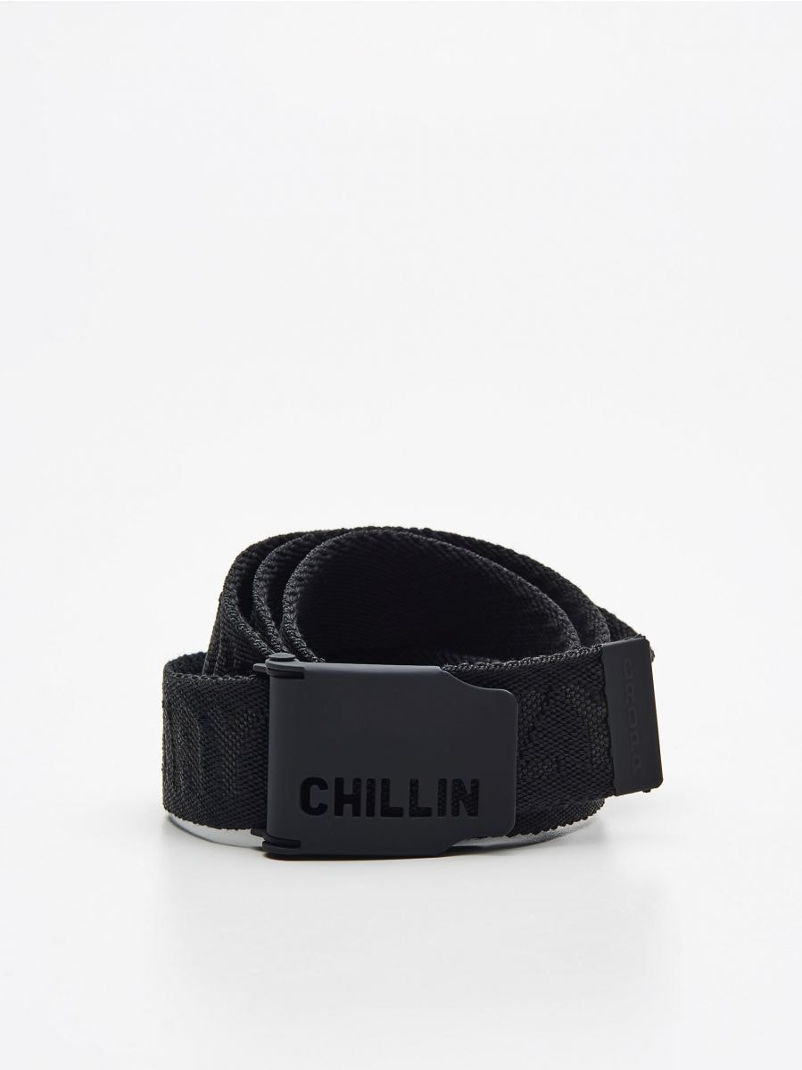 canvas belt black