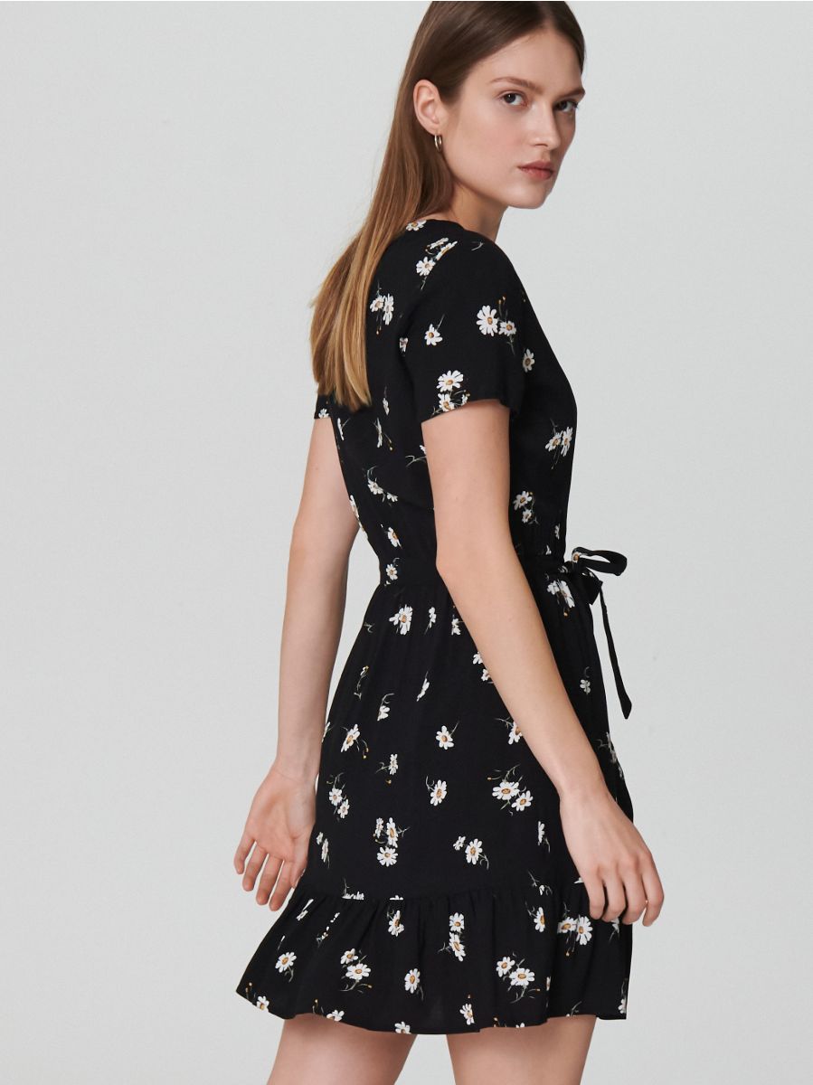 floaty polka dot dress