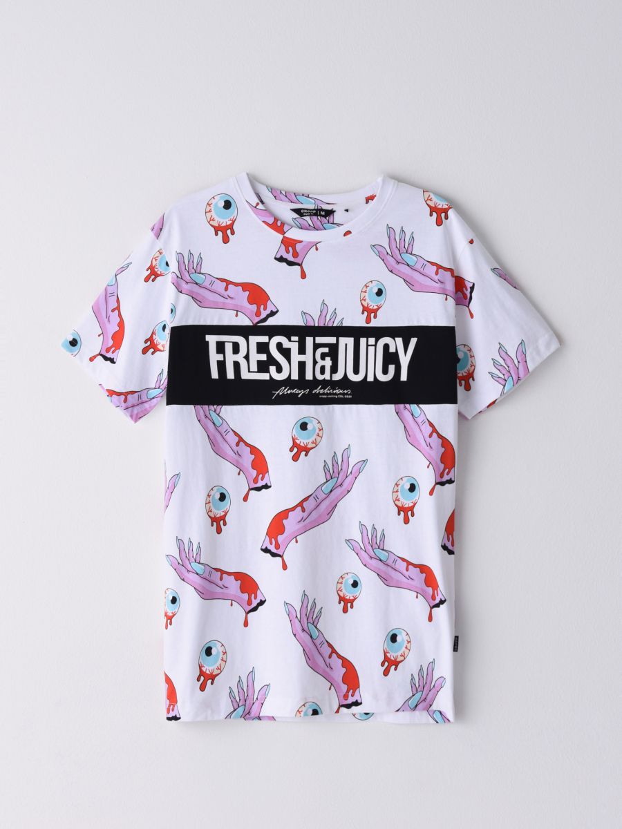 Printed T-shirt, CROPP, YJ224-00X