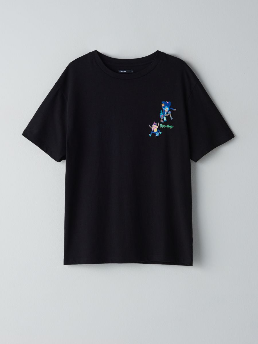 rick and morty t shirt cropp