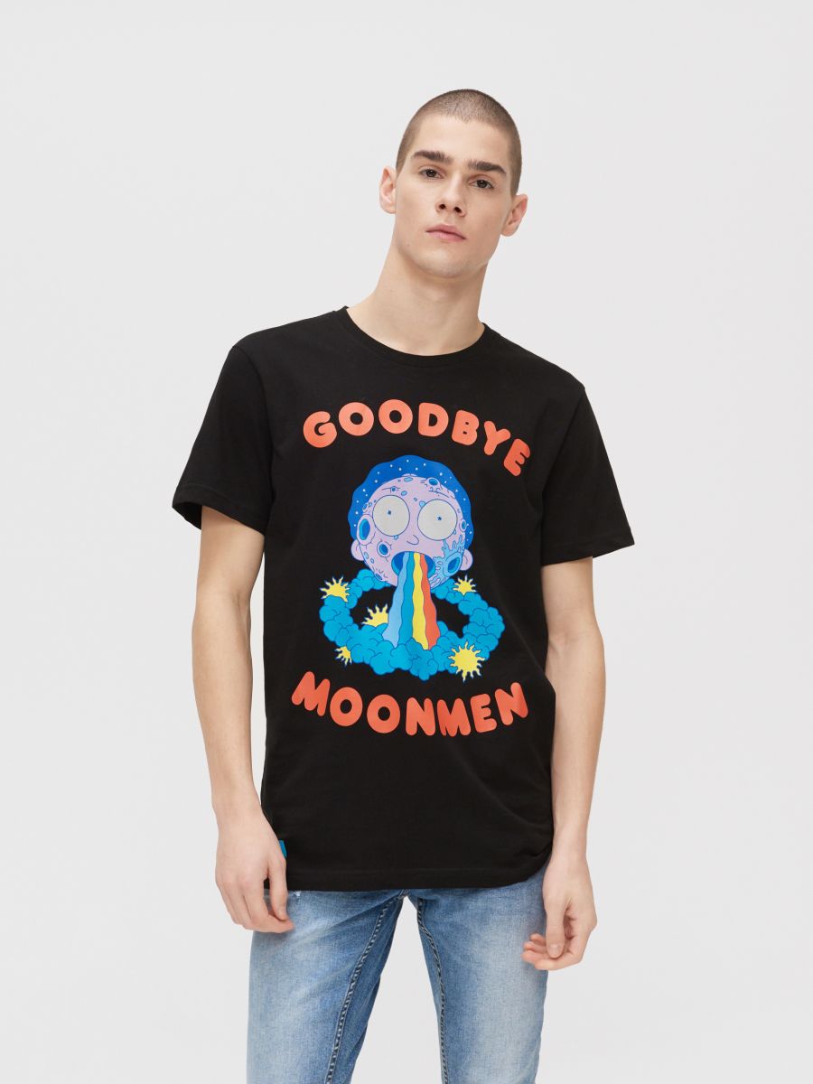rick and morty t shirt cropp