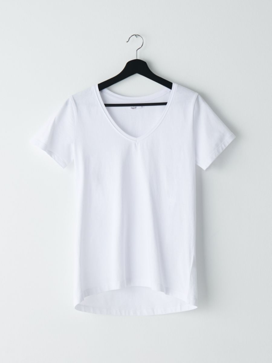 plain oversized white t shirt