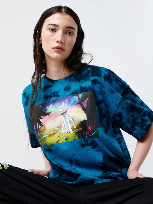 rick and morty t shirt cropp