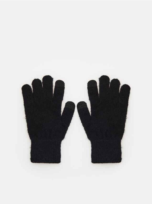 LADIES` GLOVES - black - 598ZV-99X - CROPP