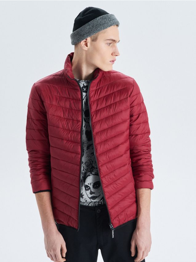 Quilted jacket - brown - UM422-83X - CROPP