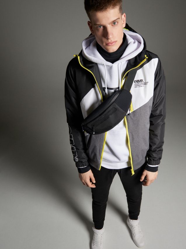 Sports jacket - black - UM423-99X - CROPP