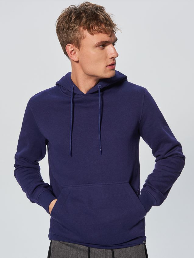 Plain hoodie - purple - UW704-45X - CROPP