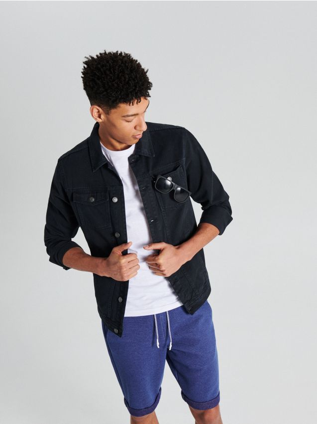 Basic sweat shorts - navy - UW710-59M - CROPP