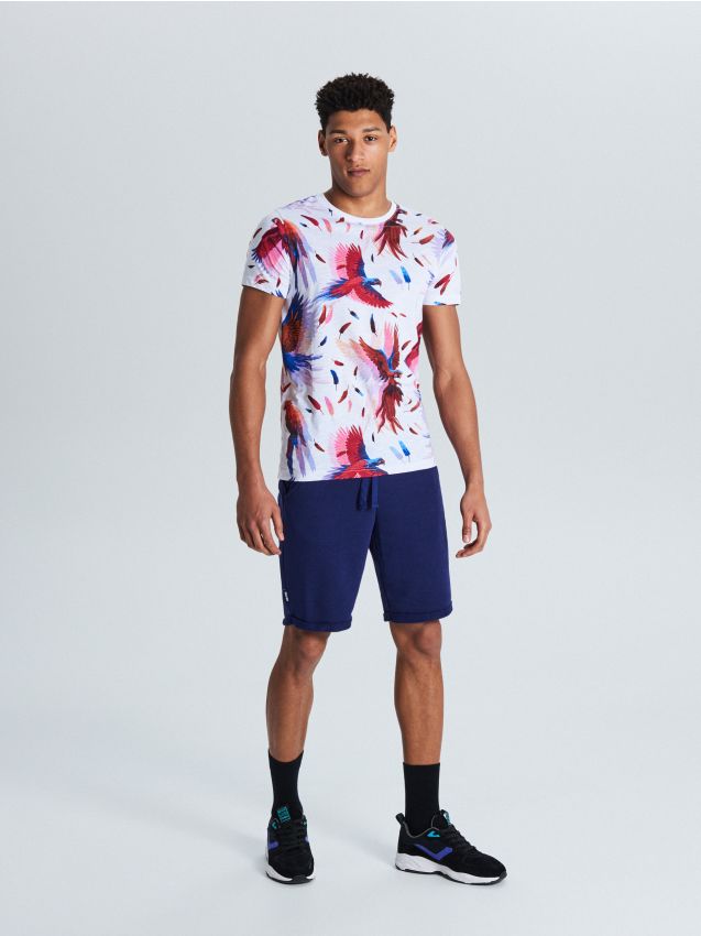 Basic sweat shorts - purple - UW711-45X - CROPP