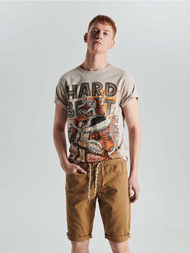 Shorts - beige - UW715-80X - CROPP