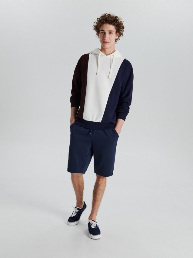 Basic sweat shorts - navy - UW719-59M - CROPP