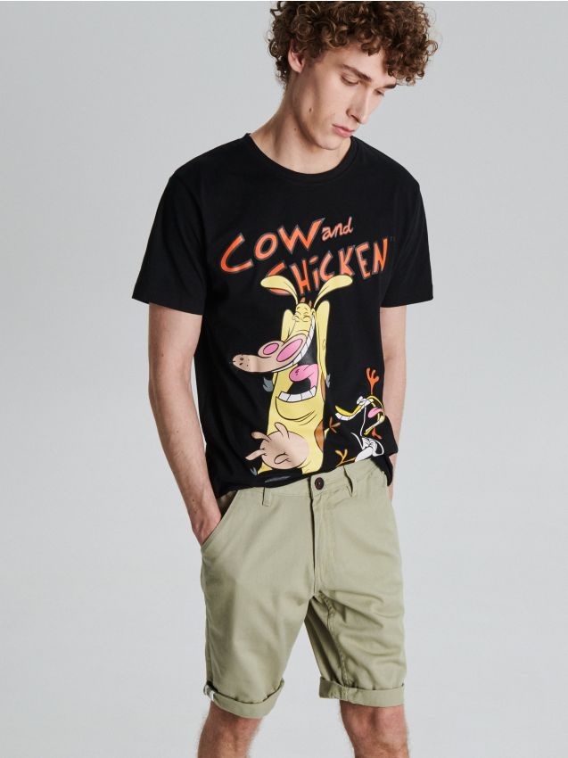 Plain shorts - green - UW722-70X - CROPP