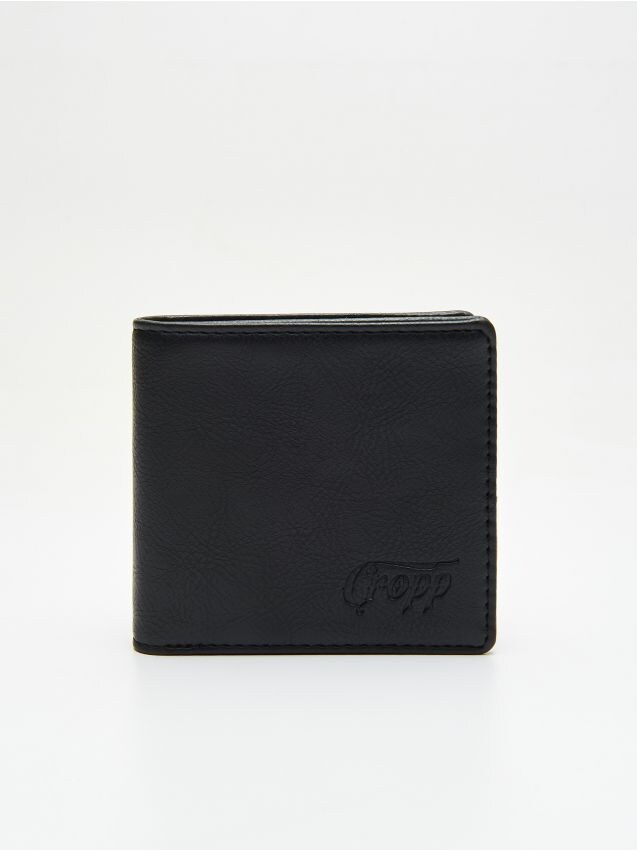 Ecological leather wallet - black - UY661-99X - CROPP