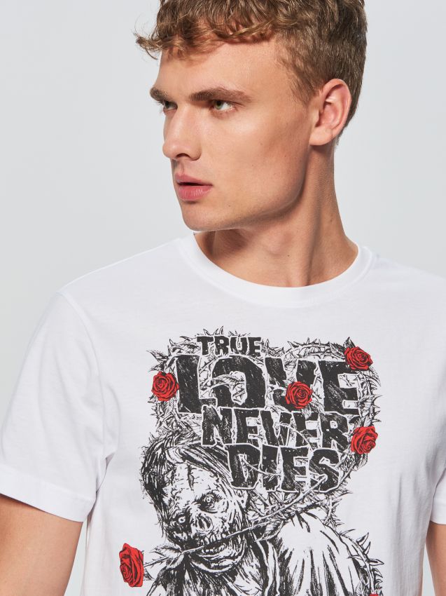 Valentines T-shirt  - white - VA829-00X - CROPP