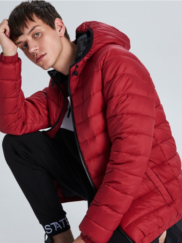 Quilted lined jacket - brown - VB157-83X - CROPP