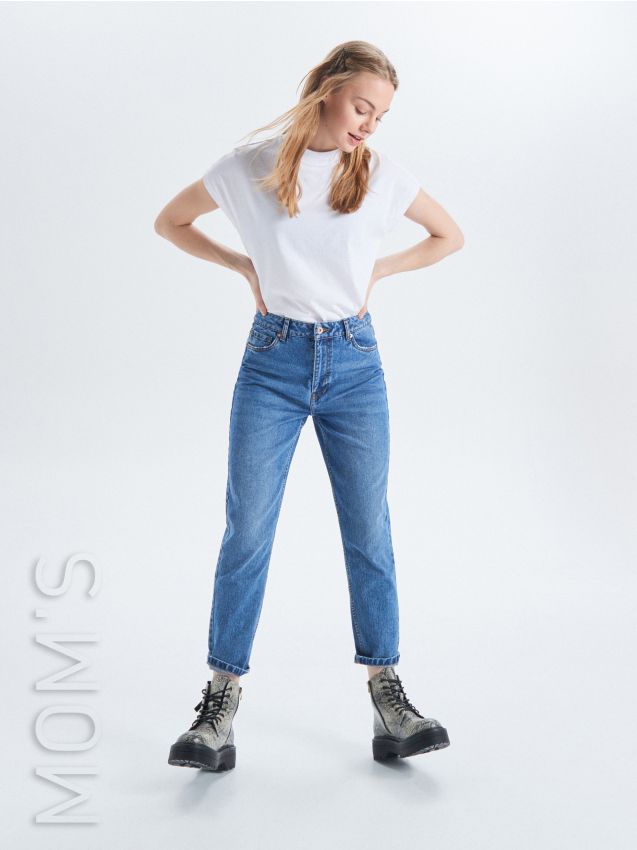 Mom jeans - blue - VB718-55J - CROPP