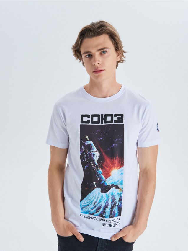 Apollo/Soyuz collection T-shirt - white - VO286-00X - CROPP
