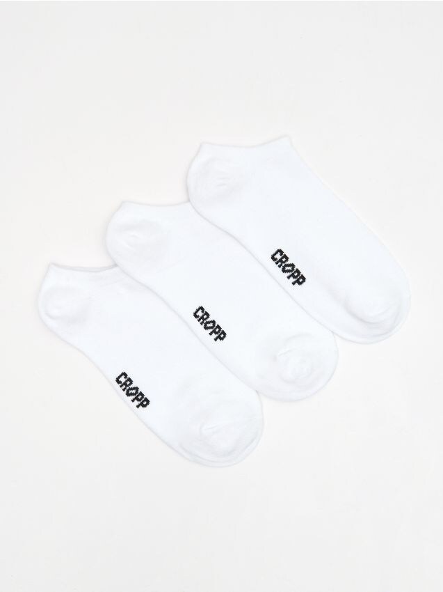 Pack of 3 pairs of socks - white - VR088-00X - CROPP