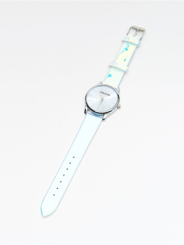 Watch with holo strap - multicolor - VW584-MLC - CROPP