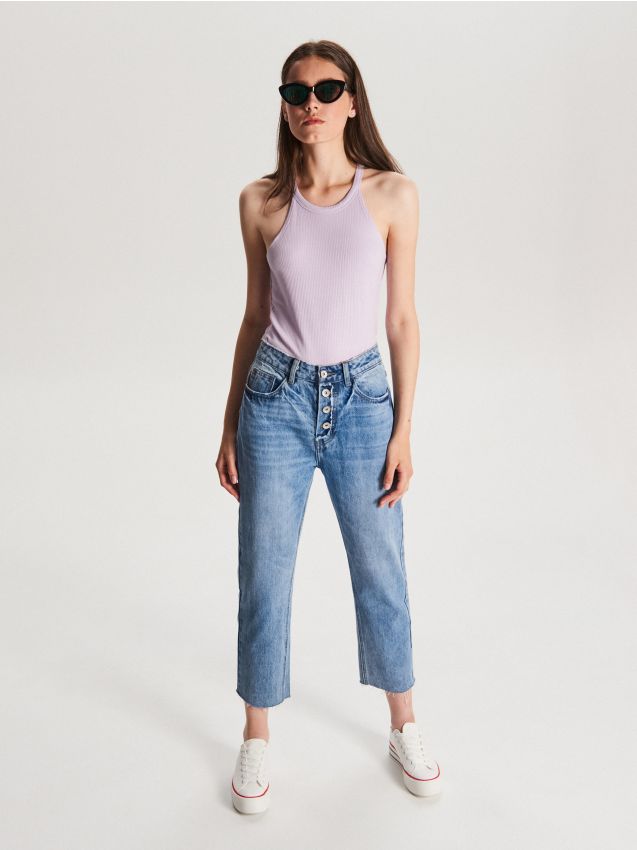 Halter top - purple - VZ873-04X - CROPP